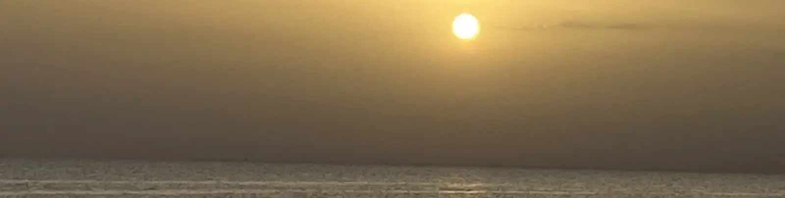 Sunset on the Mediterranean Sea